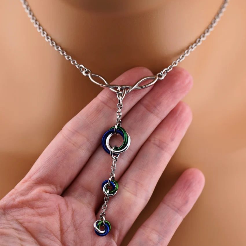 Celtic Lovers O-Ring Collar | Gothic BDSM Statement Collar
