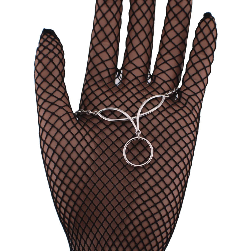 O-Ring Submissive Celtic Collar | Gothic BDSM Statement Collar