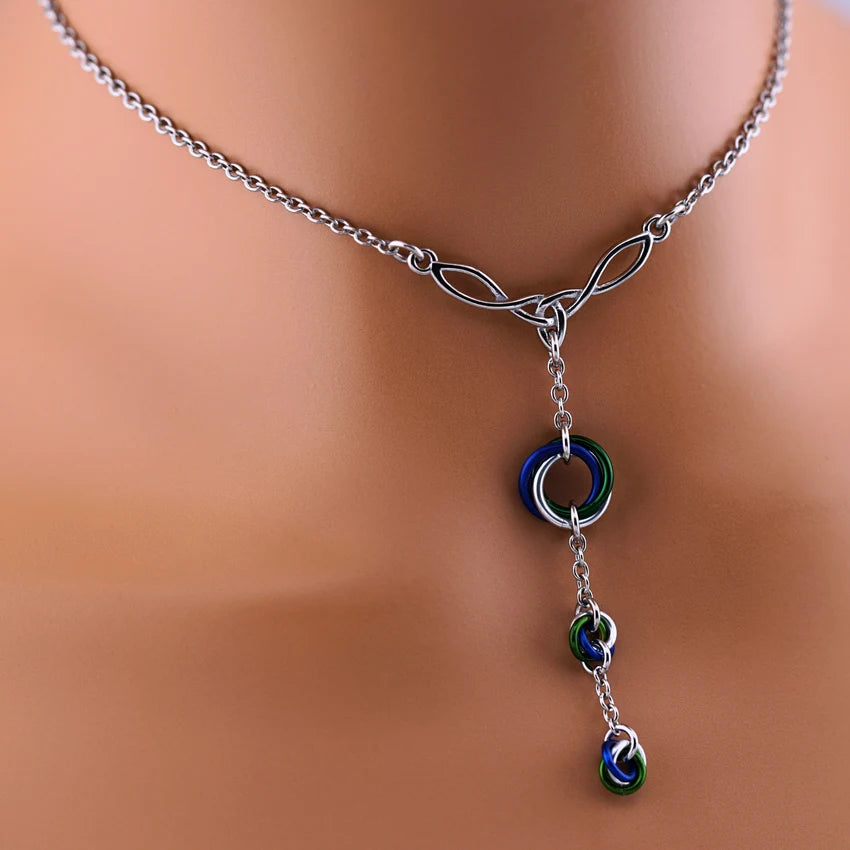 Celtic Lovers O-Ring Collar | Gothic BDSM Statement Collar