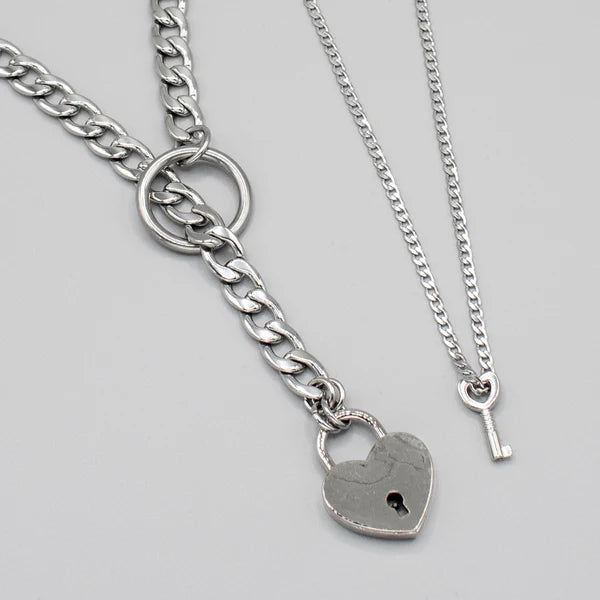 Cuban Link O-Ring Slip Chain Choker - 12mm | Adjustable BDSM Chain Collar