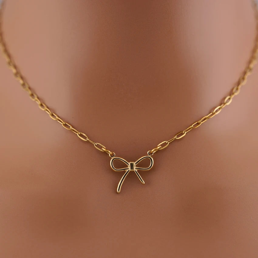 Good Girl Bow Collar | Gold Edition BDSM Day Collar