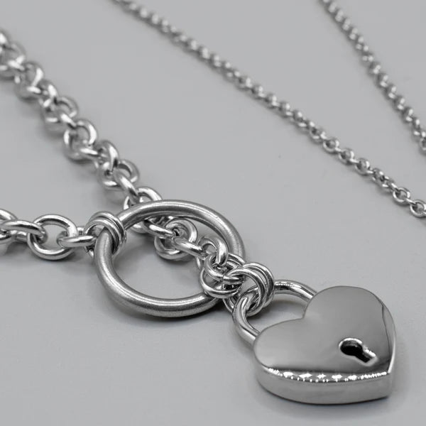 10mm Cable Chain O-Ring Slip Choker – Adjustable Sliding BDSM Collar