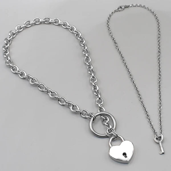 10mm Cable Chain O-Ring Slip Choker – Adjustable Sliding BDSM Collar