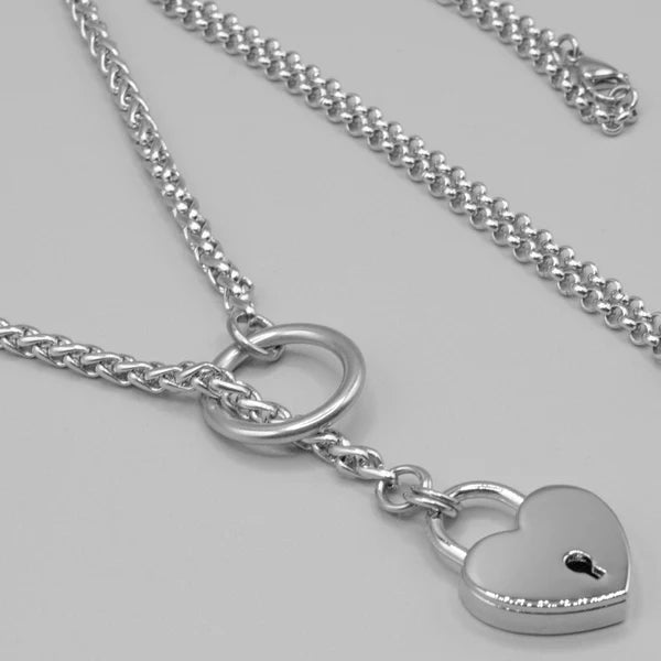 5mm Foxtail Chain O-Ring Slip Choker – Adjustable Sliding BDSM Collar