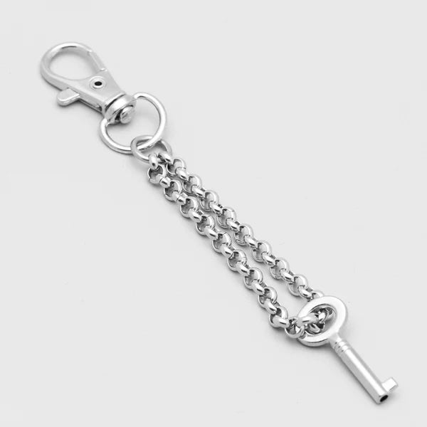 7mm Figaro Chain O-Ring Slip Choker – Adjustable Sliding BDSM Collar